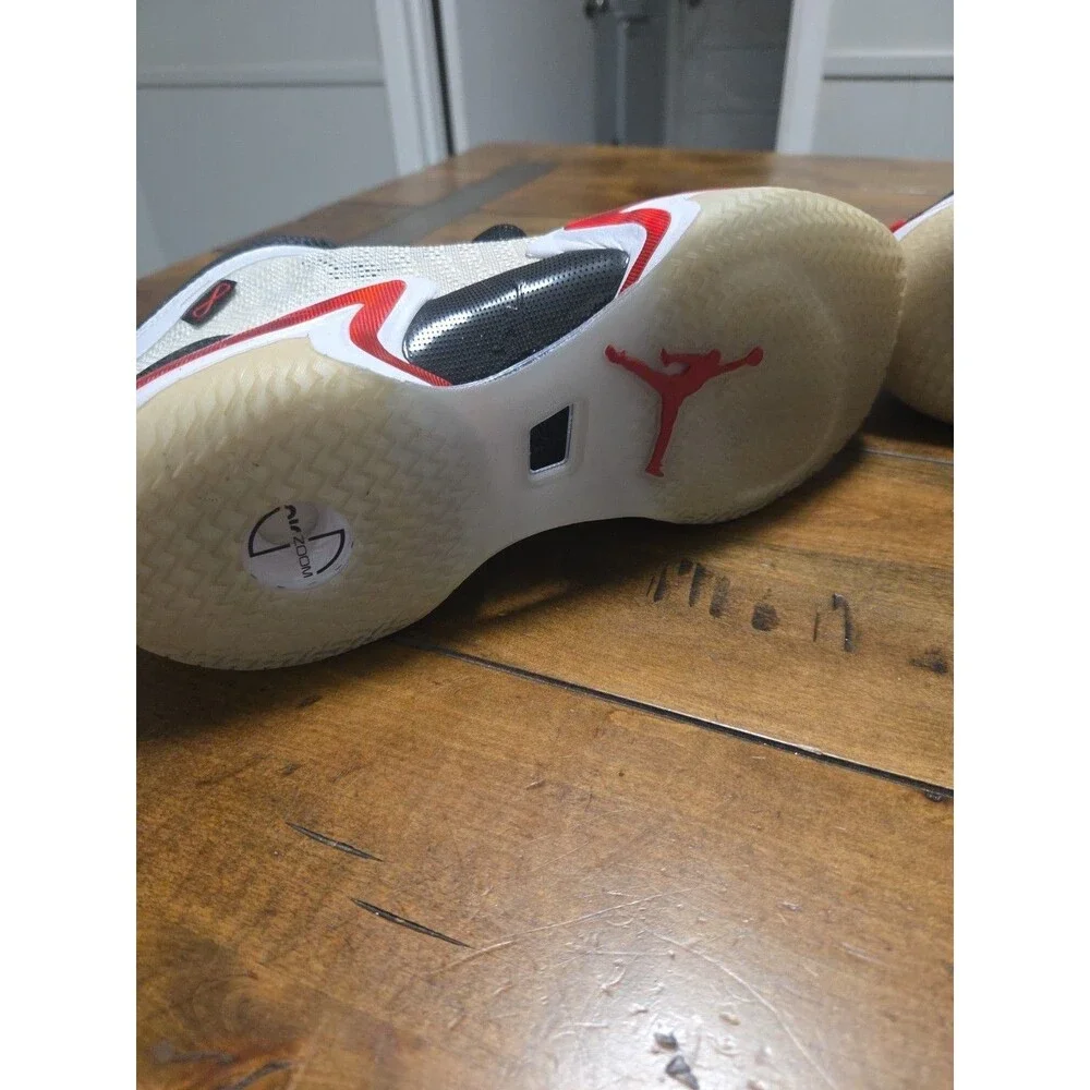 Air Jordan 36 Psychic Energy White Black Red Men's Size 10 CZ2650100 No Box